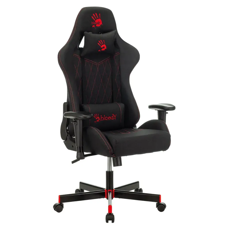 Кресло игровое A4Tech Bloody GC-850 черный ромбик крестов. главное фото