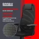 Кресло  PREMIUM "Ultimate EX-801" хром, плотная двойная сетка Х2, черное. Фото товара с разных ракурсов.