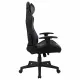 Игровое кресло  "GT Racer GM-100", две подушки, экокожа, черное/серое, 531926. Фото товара с разных ракурсов.