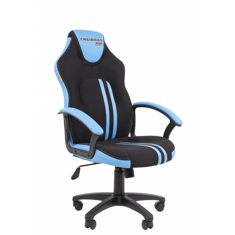 Игровое кресло Chairman game 26 Россия черн.голубой New главное фото