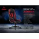 Кресло игровое Zombie 9 черный/красный искусст.кожа/ткань крестовина пластик. Фото товара с разных ракурсов.