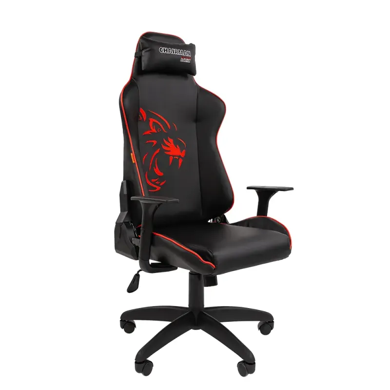 Кресло Chairman game 40 Россия черн/красный главное фото