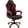 Игровое кресло Chairman Драйв 28 Россия текстиль черно-красный