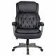 Кресло  PREMIUM Regal EX-557, НАГРУЗКА до 150кг., пружинный блок, экокожа, черный, 532945. Фото товара с разных ракурсов.